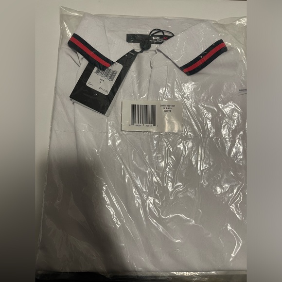 RLX White Polo Shirt - Picture 1 of 5